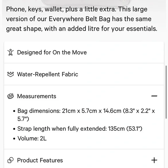 NWT Large Lululemon Everywhere Belt Bag - Picture 8 of 8